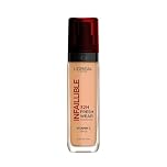 L'Oréal Paris Liquid Foundation, Full Coverage, Lasting Wear, Hydrating, Water & Transfer-Proof, Lightweight, Fresh, Dewy & Glowing Skin, 260 Golden Sun