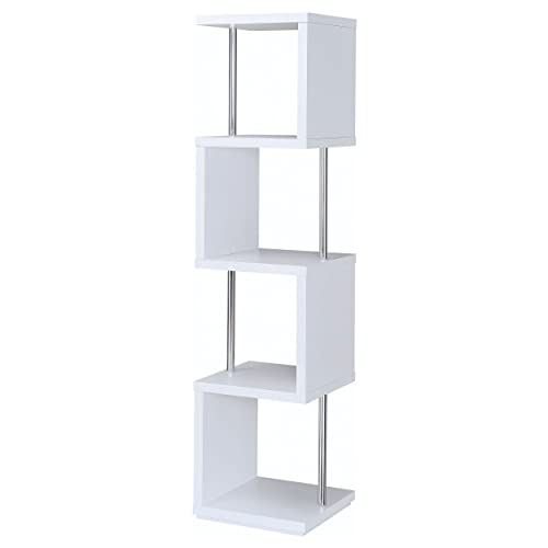 Coaster Home Furnishings Baxter Bookcase Chrome #TOP5