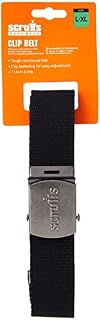 Scruffs T50304 Cotton Adjustable Clip Belt Black One Size