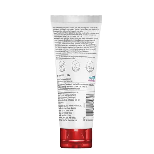 Image of Everyuth Naturals Tan Removal Choco Cherry Face Wash, 150g | Choco Cherry Extracts | Visible Results from 1st Use | Deep Cleansing Daily Face Wash for Clear & Radiant Skin