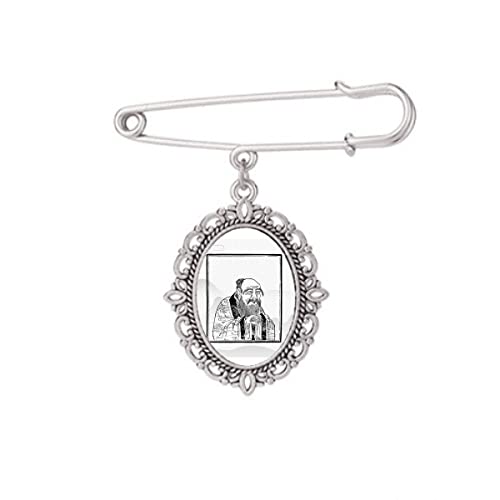 Broche en porcelaine pour chemise et robe : ajustez vos vêtements avec élégance