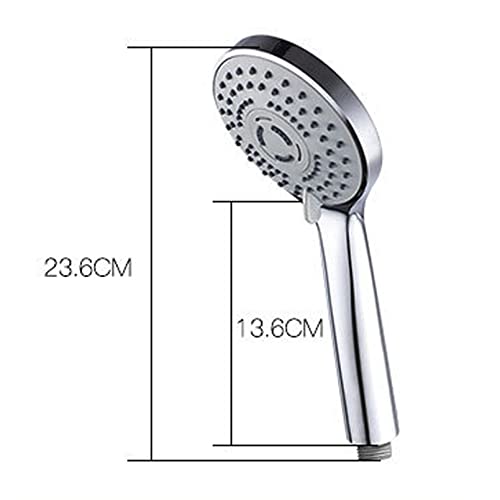 Ensemble douche murale pour faible pression avec support réglable chrome - 8