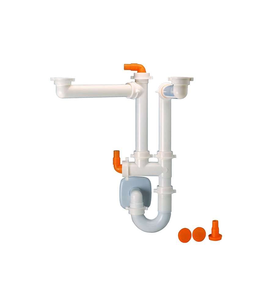 lira Siphon Spülbecken 2-Wege PP Space 2 [lira ]