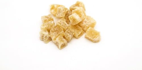 1 Pound of Crystallized Ginger 12-20mm Cubes