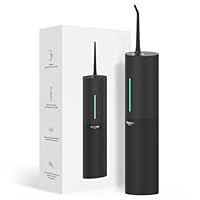 Bigsmile Wasserzahnseide, tragbarer Mundreiniger, wiederaufladbarer Reisemundreiniger, professioneller elektrischer Zahnspritzer, IPX7 wasserdicht, Effektiv den Mund sauber und gesund halten (schwarz)