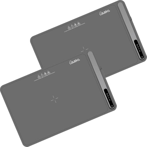 Casativo 2er-Set Professionelle Silikon-Warmhalteplatte (250W): Elektrische Heizmatte (61x40cm) rollbar, 55-100°C einstellbar, Flexibles Warmhalten von Speisen