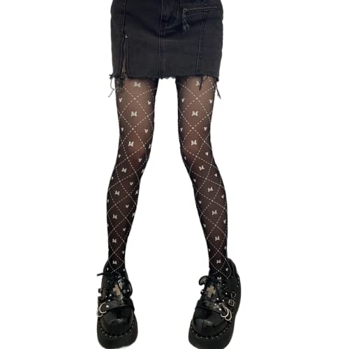 Image of Sahabowi Women's Sheer Tights, High Waist Pantyhose, Vintage Control Top Stockings,Shaping Pantyhose Slimming Butt Lifting