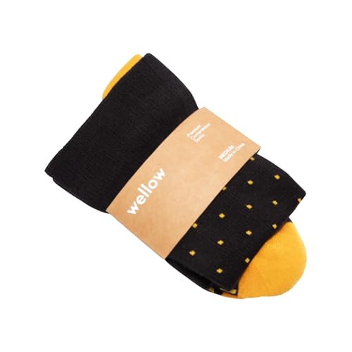 Image of Wellow Knee High Compression Socks for Men & Women - Made with Viscose from Bamboo, Swelling & Pregnancy Support