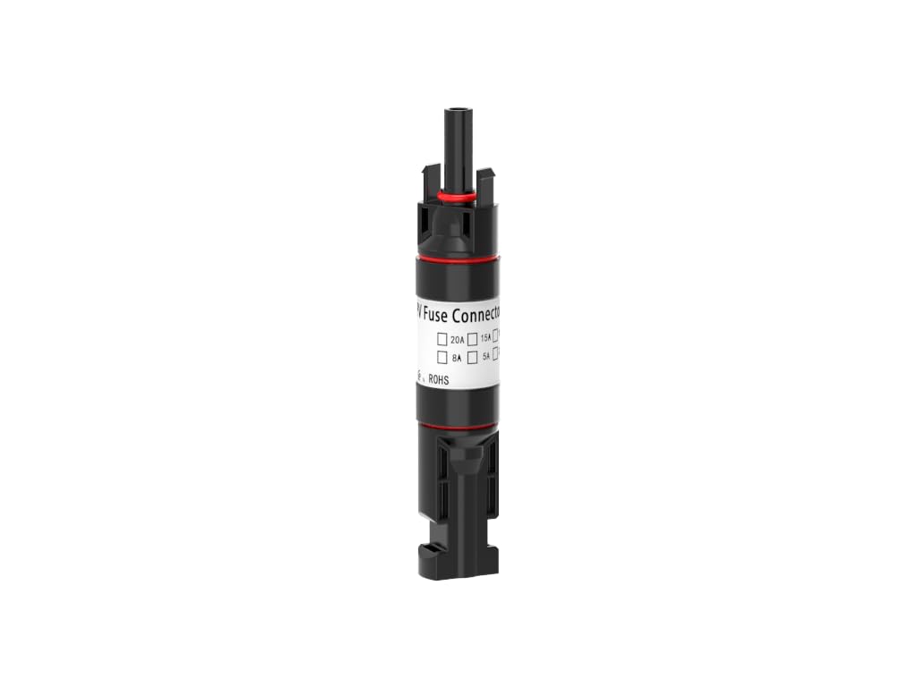 Fusibile Solare Sudoo con Portafusibile In-Linea per Impianti Fotovoltaici 30 Amp 1000 VDC
