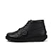 Kickers Men's Kick Hi Tab Leather Ankle Boot, Black, 8.5