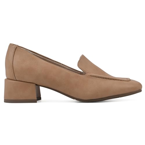 Image of CLIFFS BY WHITE MOUNTAIN Women's Quinta Low Block Heel Loafer
