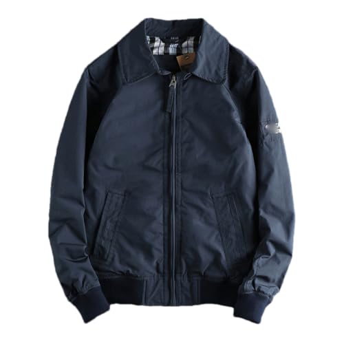 Chaqueta casual para hombre con corte ajustado cortavientos de otoño