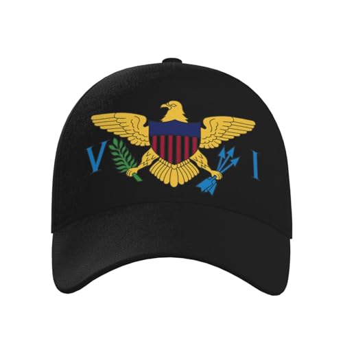 Flag of The United States Virgin Baseball Hats for Men and Women - Classic Adjustable Hats2