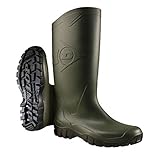  Dunlop Protective Footwear (DUO18) Dunlop Dane, Botas de Goma de Trabajo Unisex Adulto, Green, 38 EU