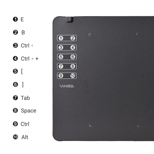 Tableta de dibujo gráfico Irfora T906 con lápiz sin batería y 8192 niveles de presión 2