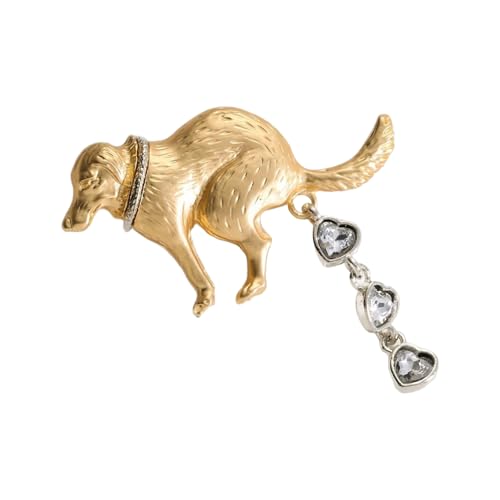 Unique Dog Poop Brooch Funny Design Lapel Pin for Parties and Daily Wear Adds Humor and Styles to Your Outfits