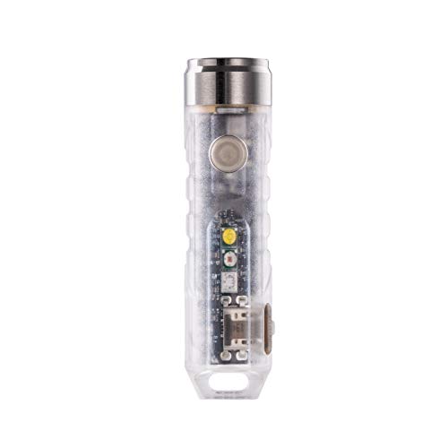 RovyVon A8x Multifunctionele Torch met UV-licht, 650 lumen, Cree XP-G3, EDC Keychain Flashlight