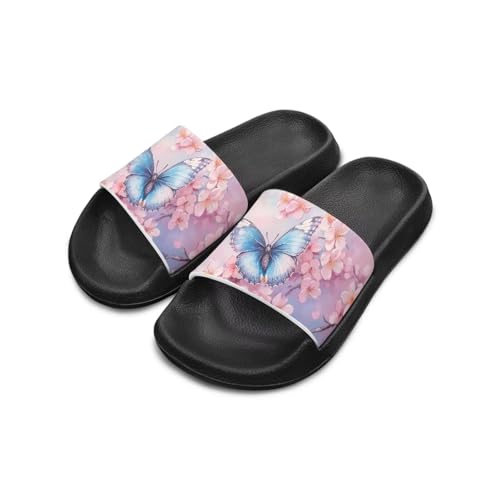 JoyLamoria Animals Print Sandals House Slides Kids Unisex Cloud Slippers Cushioned Non-Slip Shower Beach Pool Open Toe Comfy
