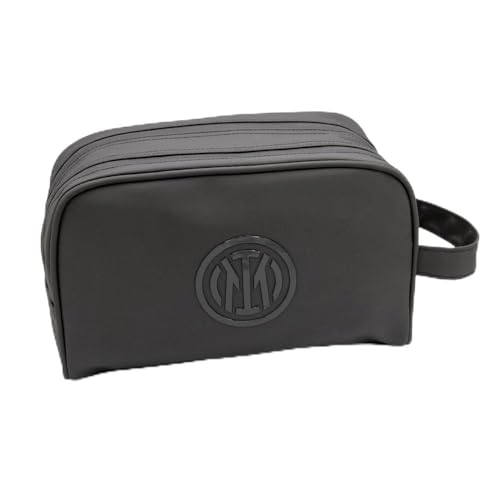 STILE SPORTIVO: Design elegante monocromatico nero con il distintivo marchio Inter per i veri tifosi nerazzurri