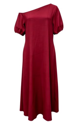 Robe mi-longue ample et décontractée en coton léger pour femme