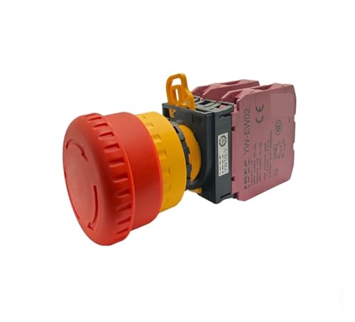 Interrupteur d'arrêt d'urgence bouton champignon 4NC YW1B-V4E04R pour machine
