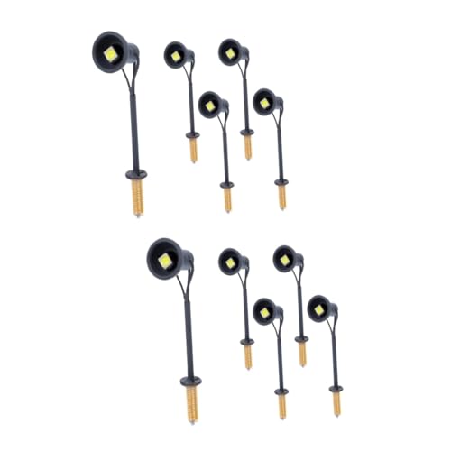 FELTECHELECTR 2sets Sand Decor Mini Spotlights for Displays Table Spotlight Lamp Model 5pcs*2