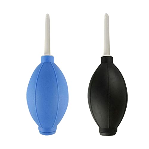 Souffleur de poussière à Soufflet, 2 Pcs Souffleur d'air, Souffleur à Air avec Embout Peut Nettoyer la Carte Mère, la Poussière de la Carte Mère, La Poussière de l'Appareil Photo, Noir Et Bleu Cover