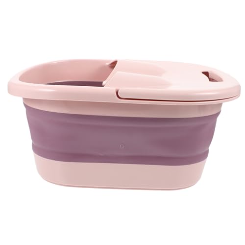 Bassin de massage des pieds pliable en silicone pour bain relaxant familial et voyage