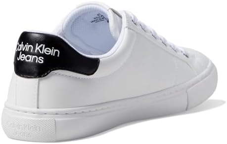Calvin Klein Women's CALYSSE Sneaker, White/Black Review | Image 4