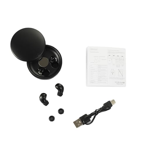 Honcas Mini Invisible Bluetooth Earbuds - Ergonomic Wireless Earbuds with Premium Sound Quality and One-Step Auto Pairing