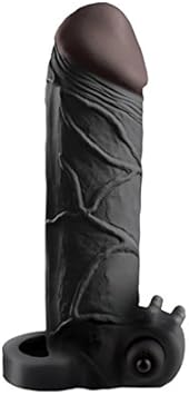 EXTENSION PARA EL PENE CON VIBRADOR REAL FEEL 2 NEGRO ...