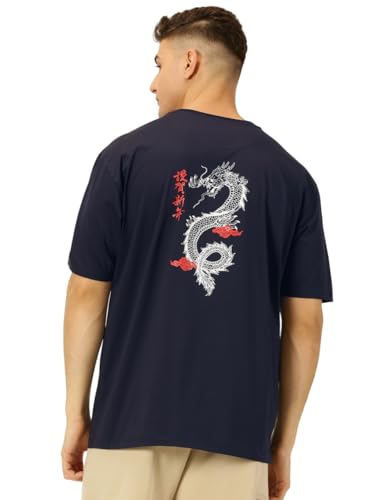 Image of Thomas Scott Men's | Graphic | Half Sleeve | Oversized Fit | 100% Cotton | Crew Collar | Casual Tshirt