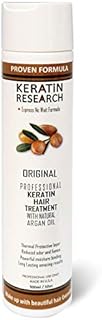 Brazilian Keratin Hair Treatment 300ml Professional Complex Blowout with Argan Oil Improved Formula and Fragrance Keratin Research Queratina Keratina Brasilera Tratamiento