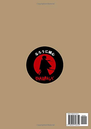 Miniatura 2 de Rurouni Kenshin Wandering Samurai Manga notebook With Lined Pages, 110 Pages, (8.27 x 11.69 inches) A4, Rurouni Kenshin Wandering Samurai Cartoon