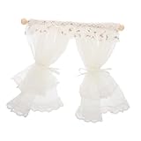 Rideau à l'échelle 1/12 : unique et beau, très approprié pour décorer une mini maison, rendre la mini maison plus raffinée et réelle, décoration de rideau miniature