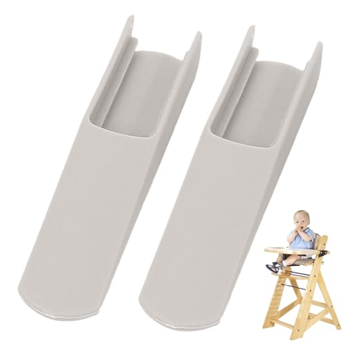 Inserto Para Patas De Trona Para Niños: Inserto Antideslizante De PVC, Extensiones, Seguridad Para La Estabilidad De La Silla, Juego De Dos Fundas Para Los Pies, Almohadillas Antideslizant