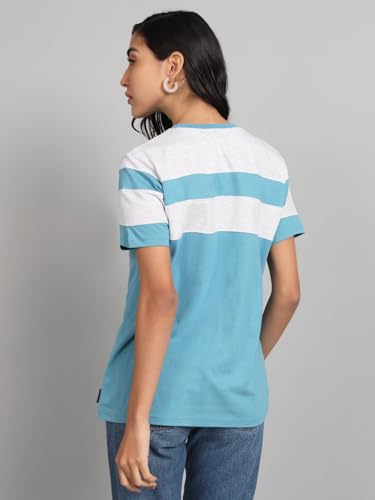 Image of THE DRY STATE Women Half Sleeves Cotton Tshirt