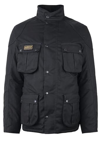 Preisvergleich Produktbild Barbour International Wachsjacke Winter Lockseam, Schwarz , L