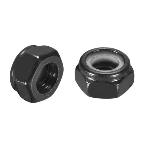 Écrous auto-bloquants M10 x 1.5 en acier inox 304 filetés avec bague nylon