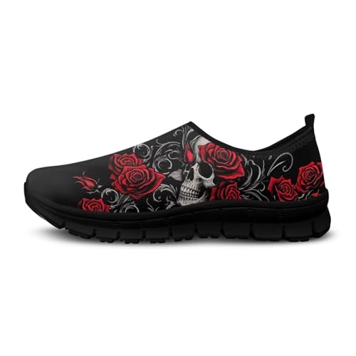 Image of Womens Slip On Walking Shoes Non Slip Loafer Breathable Holiday Travel Shoe Lightweight Casual Low Top Sneakers SizeUS 5.5-11.5