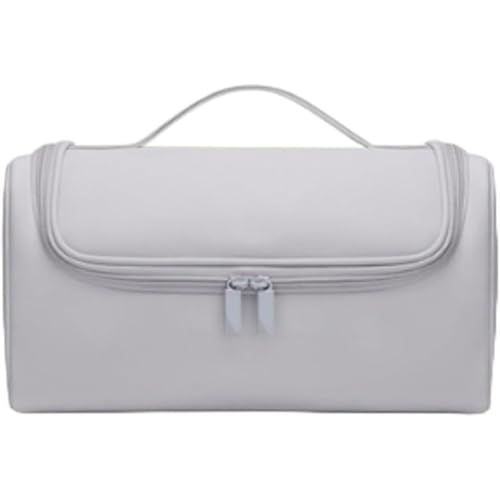 旅行用収納バッグ ダイソンエアバッグ対応 フック付き ヘアアイロン収納ボックス 交換可能 ヘアアイロン収納アクセサリー 旅行用ケース ヘアドライヤー収納バッグEnergyDeer (gray) (a,gray)