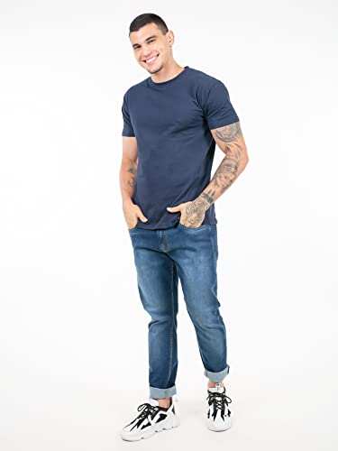 Kit 3 Camisetas Poliester 30.1 (Preto, Branco e Marinho, M)