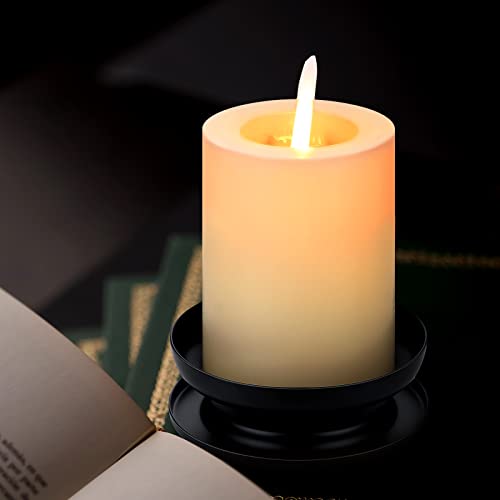 12 Pcs Pillar Candle Holders Iron Spike Candle Holder 4.13 Inch Decorative Black Iron Pillar Candle Plate For Wax Or Led Candle, Spa, Aromatherapy, Incense Cones, Wedding, Memorial Day Party, Spa #TOP6