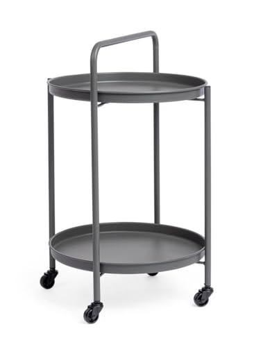 Carrello portavivande pieghevole per esterno giardino Austin Twin - Antracite