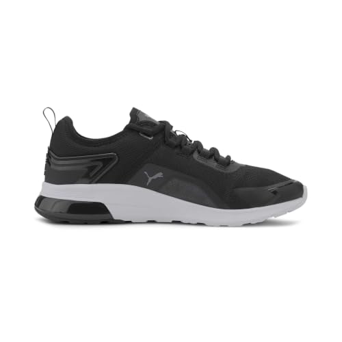 Image of PUMA Unisex's Electron Street Era Black-Dark Shadow White Running Shoe (37412601) (11 UK), Puma Black-Dark Shadow-Puma White