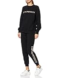  Emporio Armani Iconic Terry Suéter + Pantalones, Mujer, Negro, XL