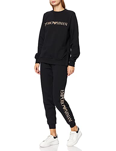 Preisvergleich Produktbild Emporio Armani Damen Iconic Terry Sweater Pants, Schwarz, L EU