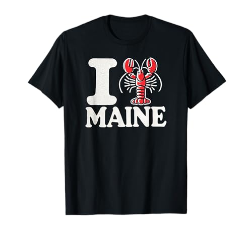 I LOVE MAINE - I LOBSTER MAINE - HEART SHAPE