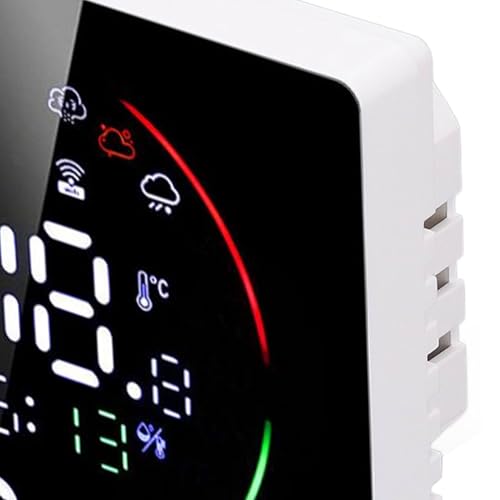 Thermostat intelligent Jeffergarden avec écran couleur LED et programmation application mobile - 8