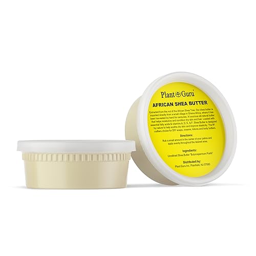 Raw African Shea Butter 8 oz. 100% Pure Natural Unrefined IVORY - Ideal Moisturizer For Dry Skin, Body, Face And Hair Growth. Great For DIY Soap and Lip balm Making.